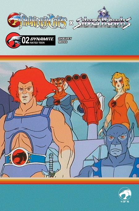 DYNAMITE Entertainment Comic Books THUNDERCATS X SILVERHAWKS #2 CVR E ANIMATION ART VAR 72513036404302051 0326DE0716