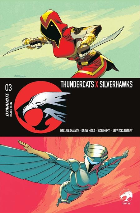 DYNAMITE Entertainment Comic Books THUNDERCATS X SILVERHAWKS #3 CVR A DECLAN SHALVEY 72513036404303011 0426DE0732