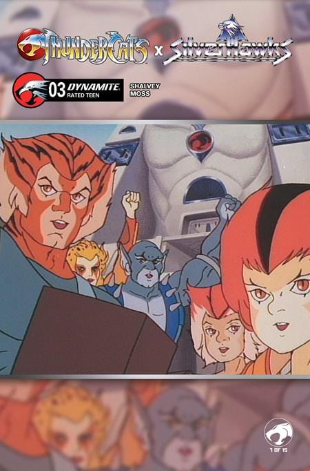 DYNAMITE Entertainment Comic Books THUNDERCATS X SILVERHAWKS #3 CVR E ANIMATION ART VAR 72513036404303051 0426DE0736