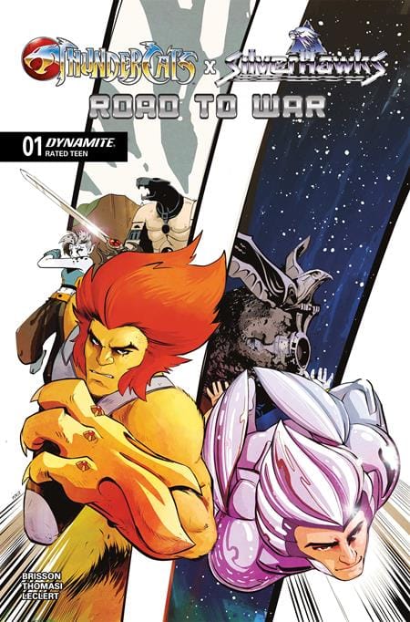 DYNAMITE Entertainment Comic Books THUNDERCATS X SILVERHAWKS ROAD TO WAR (ONE SHOT) CVR A SEBASTIAN PIRIZ 72513036345901011 0126DE0702