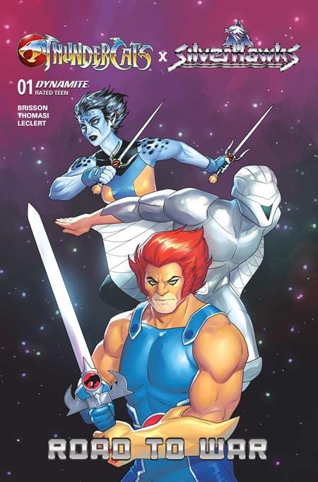 DYNAMITE Entertainment Comic Books THUNDERCATS X SILVERHAWKS ROAD TO WAR (ONE SHOT) CVR B MEGHAN HETRICK VAR 72513036345901021 0126DE0703