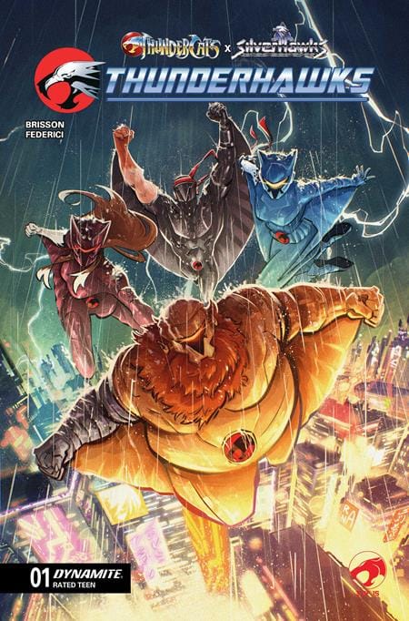 DYNAMITE Entertainment Comic Books THUNDERCATS X SILVERHAWKS THUNDERHAWKS #1 CVR D ALESSANDRO RANALDI VAR 72513036405001041 0226DE0751