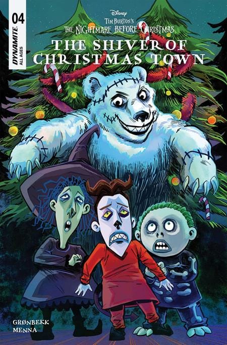 DYNAMITE Entertainment Comic Books TIM BURTONS THE NIGHTMARE BEFORE CHRISTMAS THE SHIVER OF CHRISTMAS TOWN #4 CVR B SOO LEE VAR 72513036048904021 0226DE0767