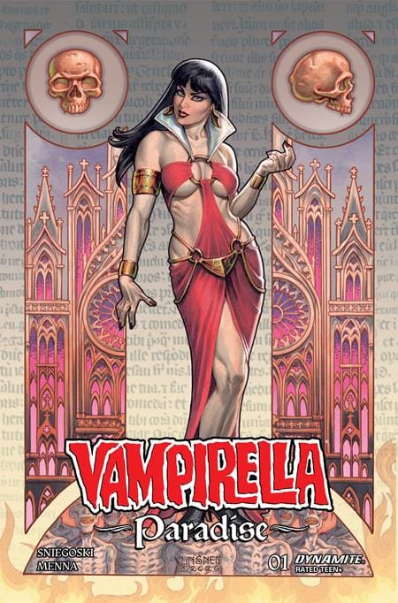 DYNAMITE Entertainment Comic Books VAMPIRELLA PARADISE #1 CVR B JOSEPH MICHAEL LINSNER VAR (Release Date: 11/18/2026) 72513036909301021 0926DE0816