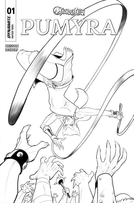 DYNAMITE Entertainment Comics > Incentives THUNDERCATS PUMYRA #1 CVR L INC 1:7 ROBERT QUINN LINE ART FOC BONUS VAR 72513035990201121 0925DE8136