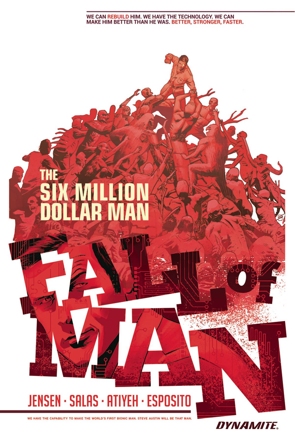 DYNAMITE Graphic Novel SIX MILLION DOLLAR MAN FALL OF MAN TP 9781524102760 AUG168539