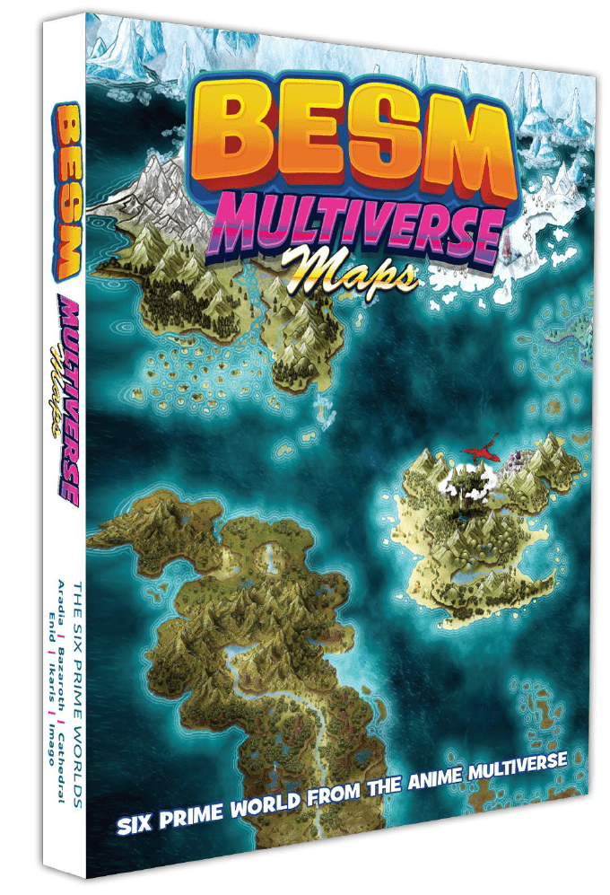 Dyskami Publishing Tabletop Games > Role-Playing Games Big Eyes, Small Mouth RPG 4th Edition: Multiverse Maps 9781989695319 DYS 502