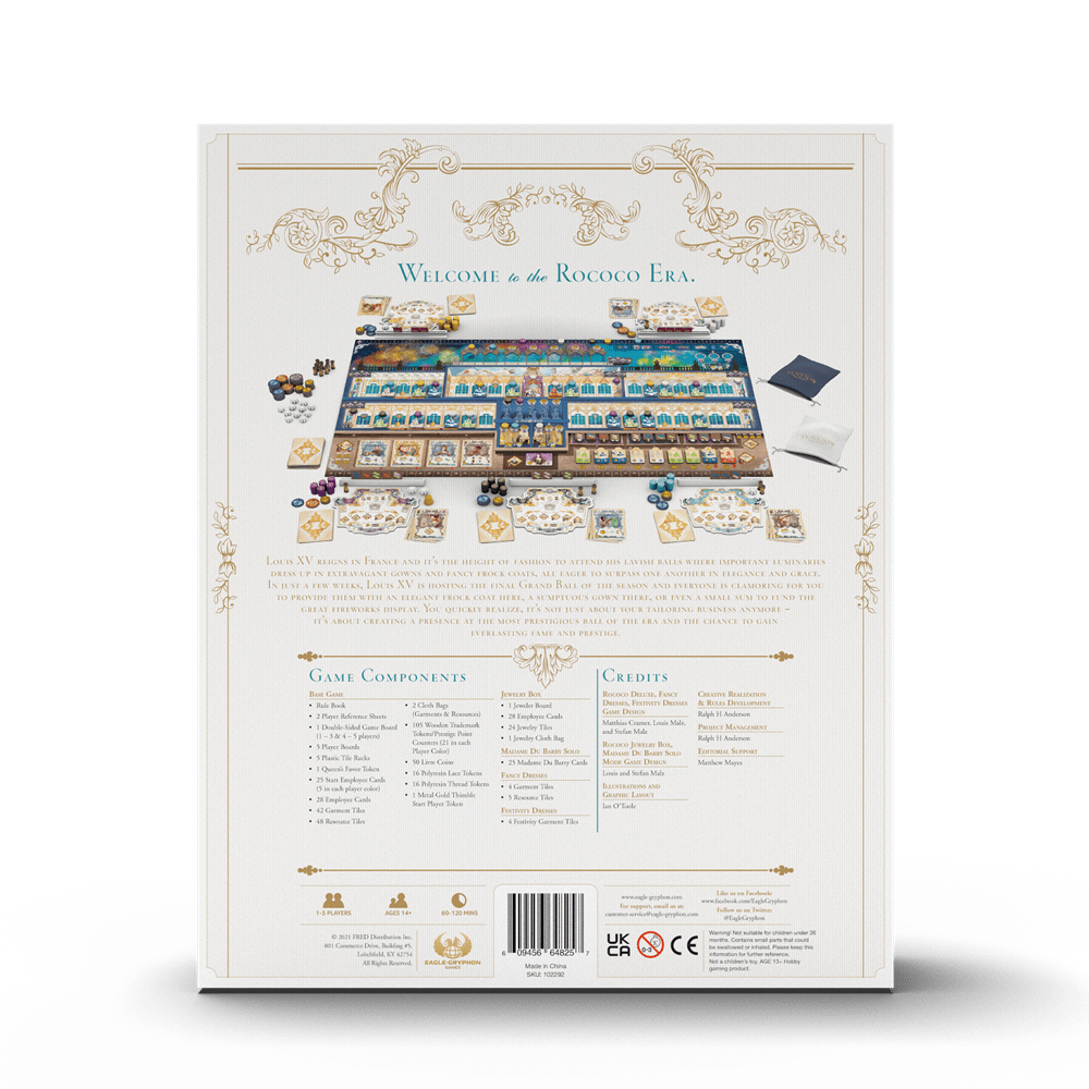 Eagle-Gryphon Games Board Games > Large Box Games Rococo Deluxe 810131320454