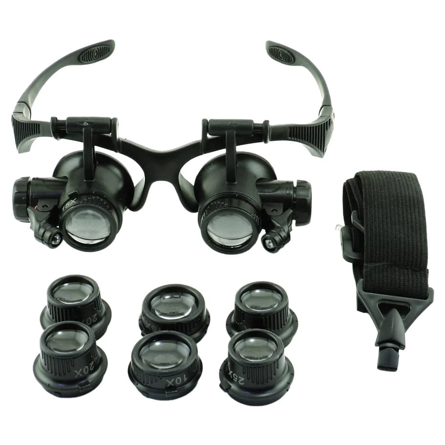 Enkay Products Hobby Supplies > Tools Tool: Mult Powered Magnifier Eyewear w/ LED 011499296409 ENK2964