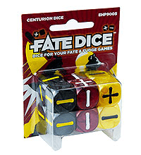 Evil Hat Productions Dice > Other Dice Fate Core RPG: Fate Dice 12ct - Centurion 9781613170427 EHP 9005