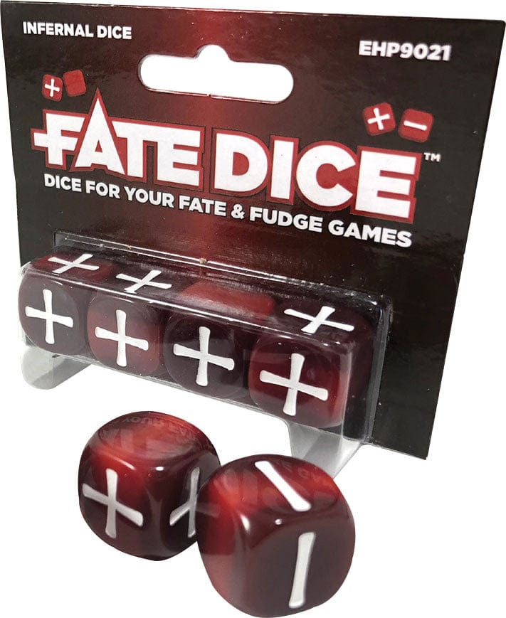 Evil Hat Productions Dice > Other Dice Fate Core RPG: Fate Dice - Infernal 9781613171509 EHP 9021