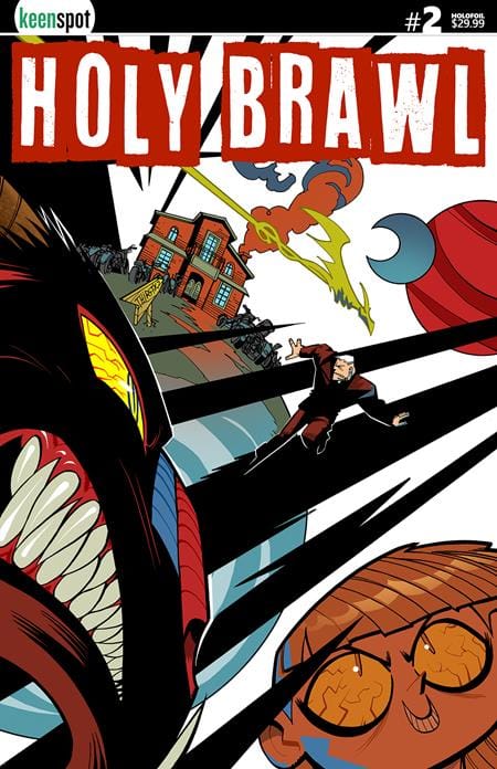 Ex Posse Holdings Comic Books HOLY BRAWL #2 (OF 5) CVR B ATHILA FABBIO HOLOFOIL VAR 60283502323200221 0526EX0864