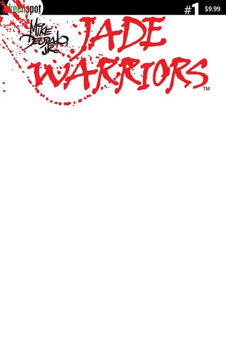Ex Posse Holdings Comic Books JADE WARRIORS #1 CVR C BLANK SKETCH VAR 602835023362 00131 0426EX0776