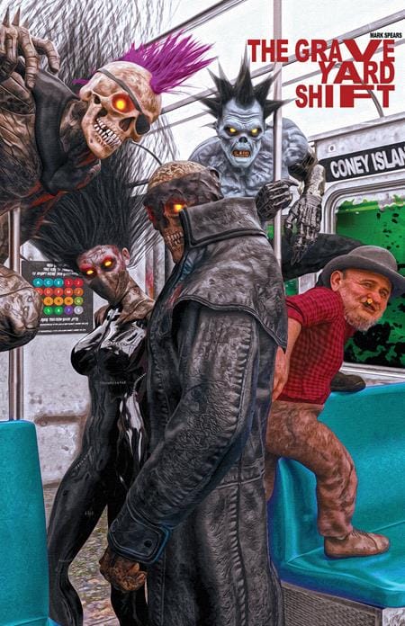 Ex Posse Holdings Comic Books MARK SPEARS GRAVEYARD SHIFT #2 CVR B MARK SPEARS NEW SHIFT ON THE BLOCK VAR (Release Date: 12/02/2026) 602835023478 00221 1026EX0872