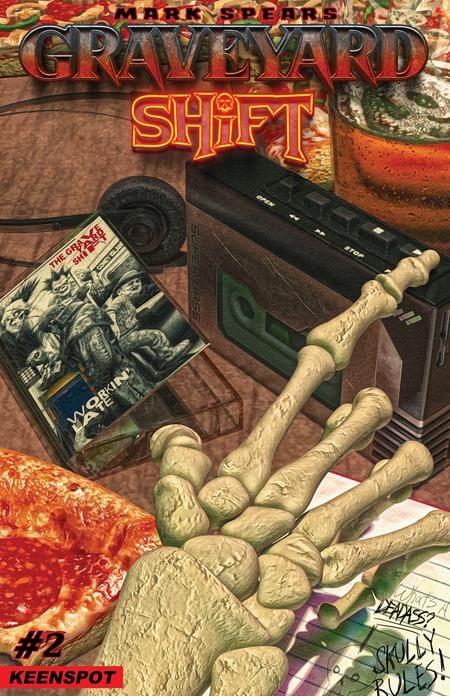 Ex Posse Holdings Comic Books MARK SPEARS GRAVEYARD SHIFT #2 CVR E MARK SPEARS HANGIN TOUGH HOMAGE VAR (Release Date: 12/02/2026) 602835023478 00251 1026EX0875