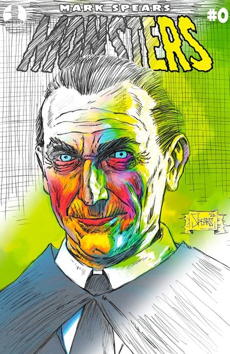 Ex Posse Holdings Comic Books MARK SPEARS MONSTERS #0 DELUXE EDITION (ONE SHOT) CVR D MARK SPEARS DRACULA SKETCH VAR 60283502338600041 0426EX0785