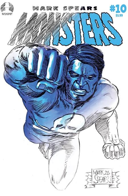 Ex Posse Holdings Comic Books MARK SPEARS MONSTERS #10 CVR C MARK SPEARS MIDKNIGHT MAN CONCEPT VAR 60283502333101031 0326EX0758