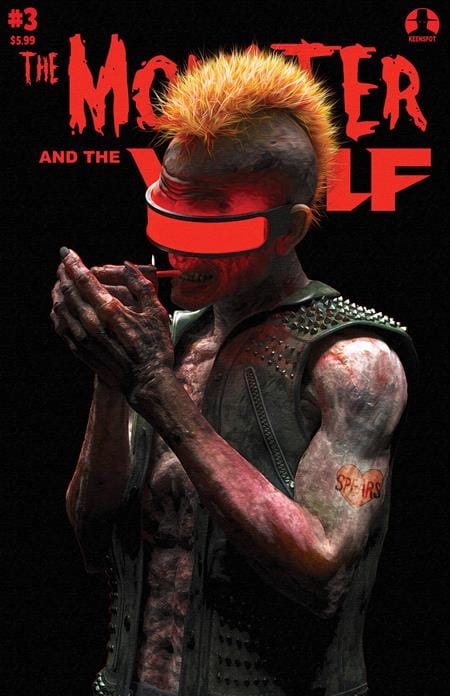 Ex Posse Holdings Comic Books MARK SPEARS MONSTERS THE MONSTER & THE WOLF #3 CVR D MARK SPEARS PUNK VAR 60283502315700341 0226EX0807