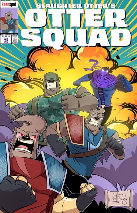 Ex Posse Holdings Comic Books OTTER SQUAD #3 CVR A MATT RODGERS COOL GUYS DONT LOOK AT EXPLOSIONS 60283502321800311 0326EX0762