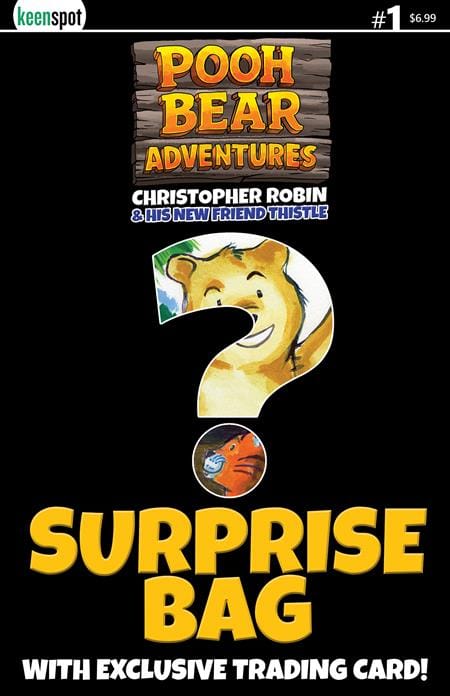 Ex Posse Holdings Comic Books POOH BEAR ADVENTURES CHRISTOPHER ROBIN & HIS NEW FRIEND THISTLE #1 (ONE SHOT) CVR D SURPRISE COVER BAGGED WITH TRADING CARD VAR (Release Date: 08/26/2026) 0626EX0843