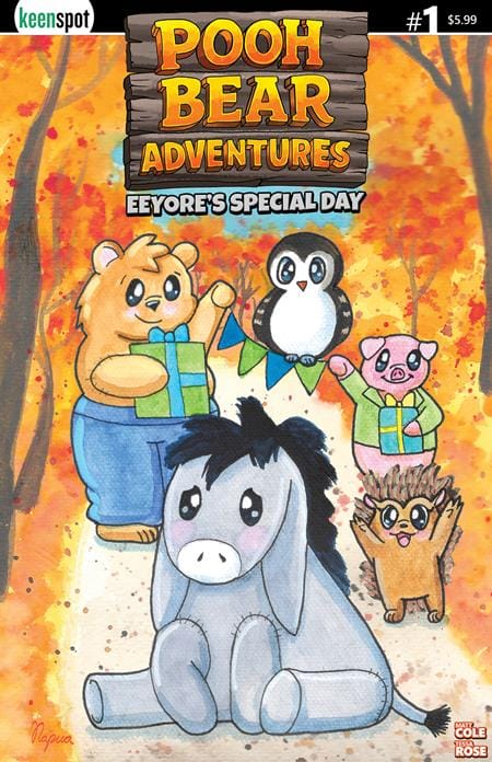 Ex Posse Holdings Comic Books POOH BEAR ADVENTURES EEYORES SPECIAL DAY #1 (ONE SHOT) CVR C NAPUA AHINA VAR (Release Date: 09/30/2026) 60283502344700131 0726EX0929