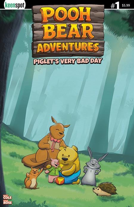 Ex Posse Holdings Comic Books POOH BEAR ADVENTURES PIGLETS VERY BAD DAY #1 (ONE SHOT) CVR B J HAMMOND VAR 60283502335500121 0326EX0766