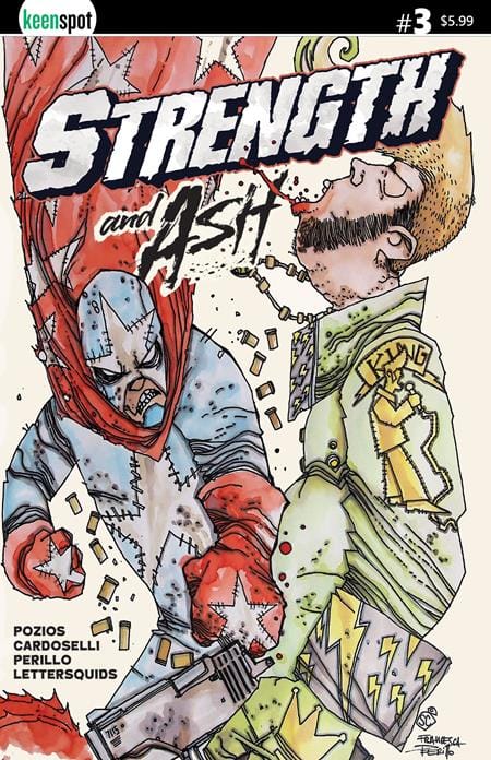 Ex Posse Holdings Comic Books STRENGTH & ASH #3 CVR A STEFANO CARDOSELLI & FRANCESCA PERILLO KING OF FIGHTERS (Release Date: 08/19/2026) 0626EX0846