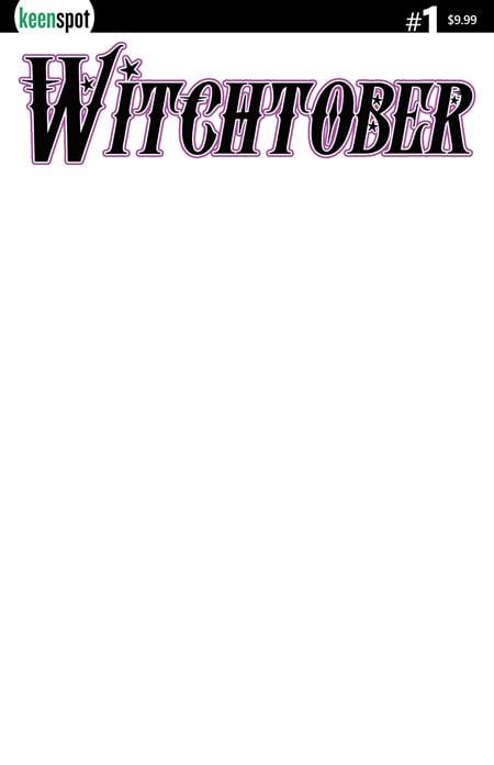 Ex Posse Holdings Comic Books WITCHTOBER #1 CVR B BLANK SKETCH COLORING BOOK COVER VAR 60283502328700121 1225EX0772