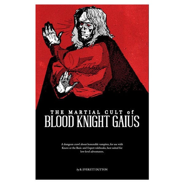 Exalted Funeral Press Books > RPG Knave: Adventure: The Martial Cult of Blood Knight Gaius 9798887560502 EFPZ0061