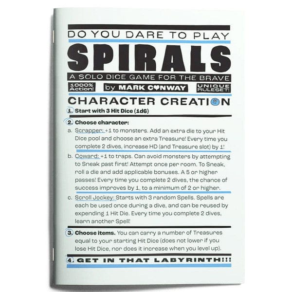 Exalted Funeral Press Tabletop Games > Role-Playing Games Spirals 9798887560045 EFPZ0081