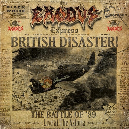 Exodus Music > Vinyl Records Exodus - British Disaster: The Battle of '89 (Live at the Astoria) (Colored Vinyl, Gold, Gatefold LP Jacket) 727361532918 NBA53291.1