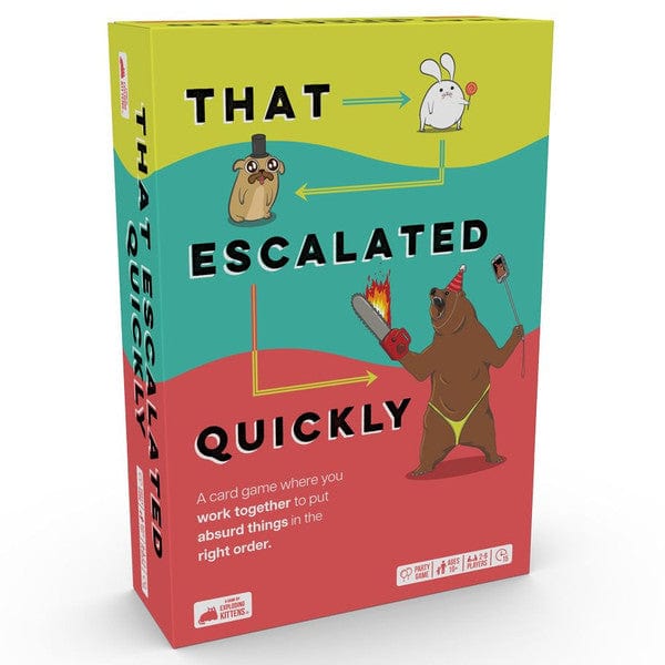 Exploding Kittens Board Games > Card Games That Escalated Quickly 810083045641 EKCTHESCORE4