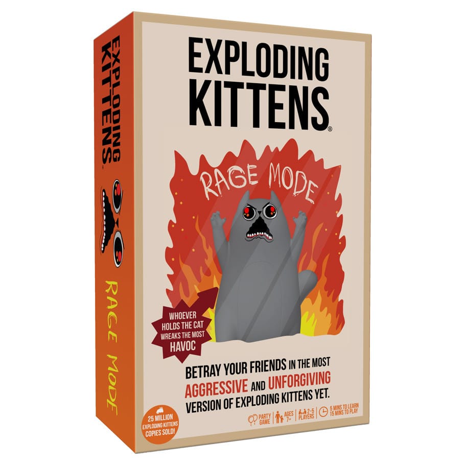 Exploding Kittens Board Games > Party Games Exploding Kittens: RAGE MODE 810171413215 EKCEKGRAGE3