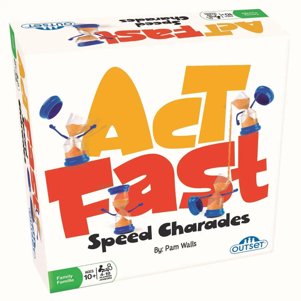 FAIRE Board Games > Large Box Games ACT FAST SPEED CHARADES GAME 625012109703 10970