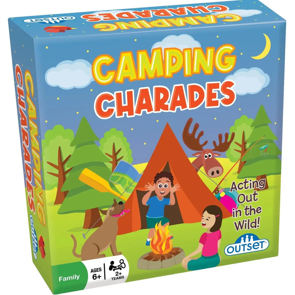 FAIRE Board Games > Large Box Games CAMPING CHARADES GAME 625012116060 11606