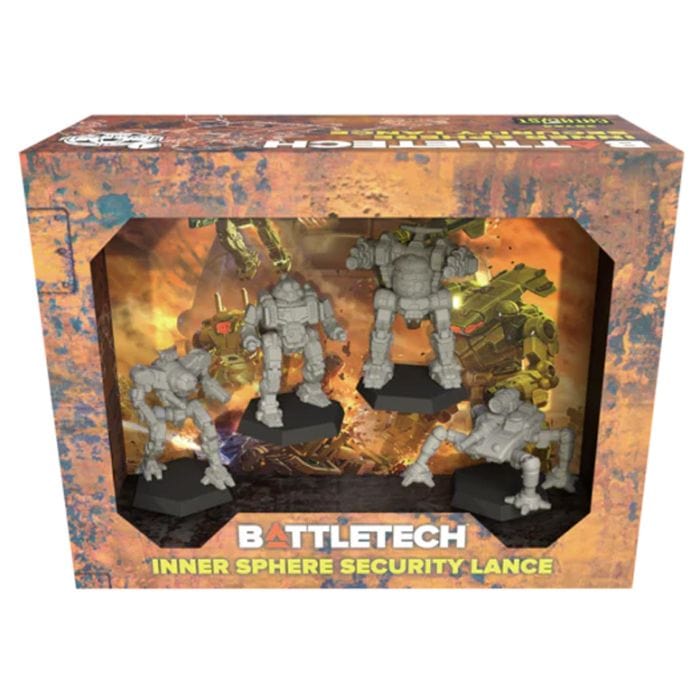 FAIRE Miniatures > Other Miniatures BATTLETECH: MERCENARIES FORCE PACK - INNER SECURITY LANCE MINIATURE SET 810123690640 CYT35754