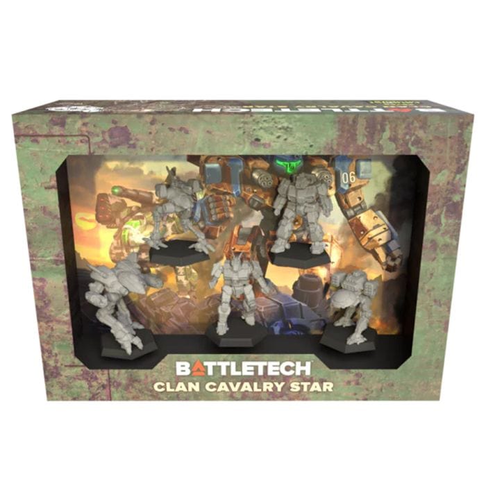 FAIRE Miniatures > Other Miniatures BATTLETECH: MERCENARIES FORCE PACK - THE CLANS CAVALRY STAR 810123691838 CYT35755