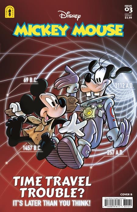Fantagraphics Comic Books MICKEY MOUSE LEGACY #333 RIPPLES IN TIME PART 2 (OF 2) CVR B GIORGIO CAVAZZANO VAR 61520081611733321 0126FB0776