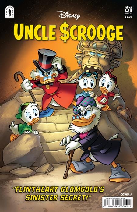 Fantagraphics Comic Books UNCLE SCROOGE FLINTHEART GLOMGOLDS SINISTER SECRET #1 (OF 3) CVR A ALLESSANDO PERINA 61520081610046111 0825FB0805