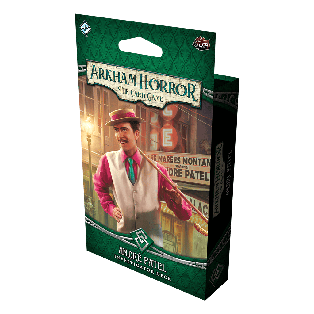 Fantasy Flight Games Board Games > Expansions Arkham Horror: The Card Game - André Patel Investigator Deck 841333133160 AHC103EN