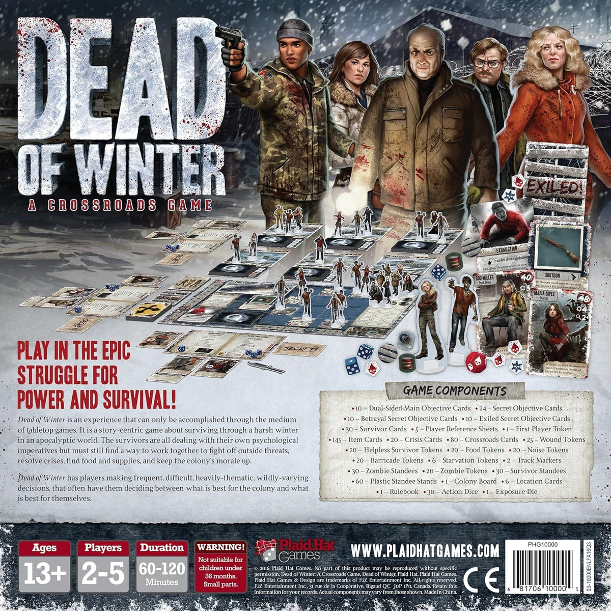 Fantasy Flight Games Board Games > Large Box Games Dead of Winter 681706100005 PH1000