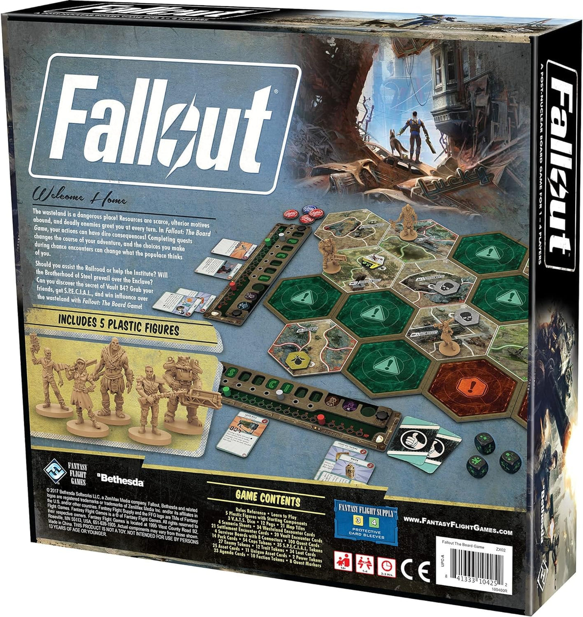 Fantasy Flight Games Board Games > Large Box Games Fallout 841333104252 ZX02