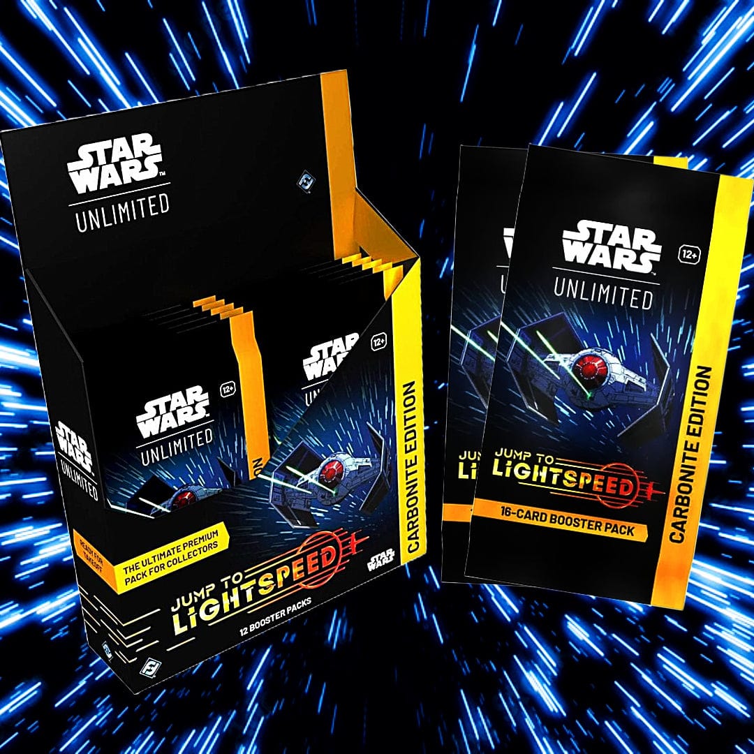 star wars unlimited carbonite booster box Amazon.com: Star Wars: Unlimited TCG Jump to Lightspeed Carbonite Booster  Display main image 0