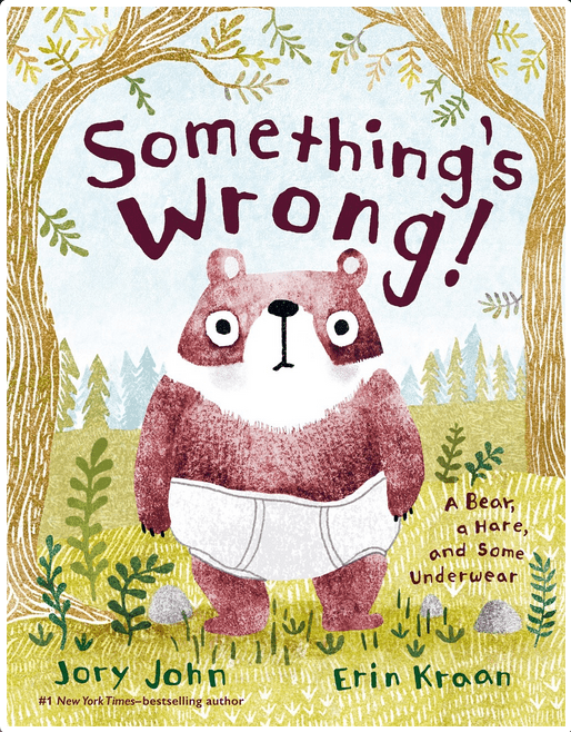 Farrar, Straus and Giroux Books > Art & Gifts > Novelties Something's Wrong!: A Bear, a Hare, and Some Underwear - Hardcover 9780374313883 MC-24565