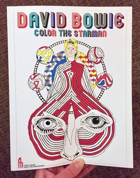 Feral House Books > Coloring Books David Bowie: Color the Starman - Paperback 9781627310376 MC-12272
