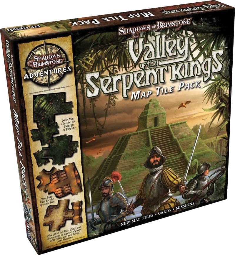 Flying Frog Productions Tabletop Games > Miniature Games Shadows of Brimstone: Valley of the Serpent Kings Map Tile Pack 9781958596012 FFP 07MTP02