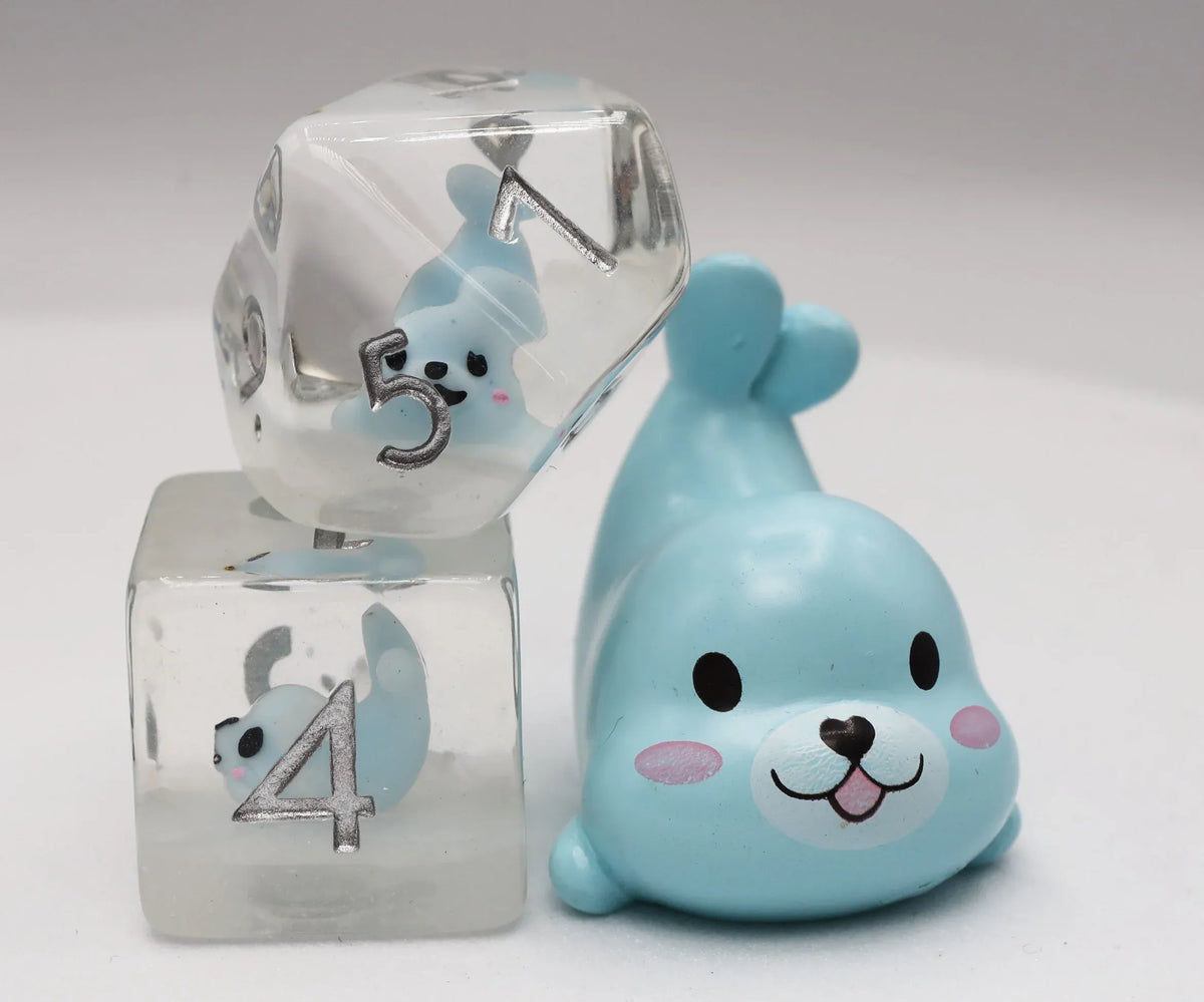 Foam Brain Games Dice > Other Dice Blue Seal RPG Dice Set 840292506626 FBG2409