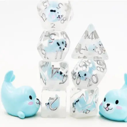 Foam Brain Games Dice > Other Dice Blue Seal RPG Dice Set 840292506626 FBG2409