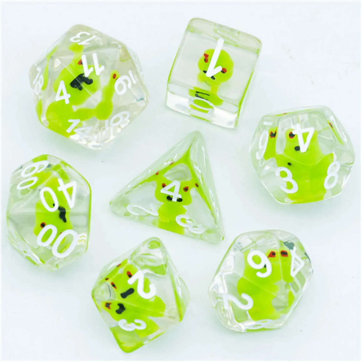 Foam Brain Games Dice > Other Dice Frog RPG Dice Set 617629764321 FBG1177