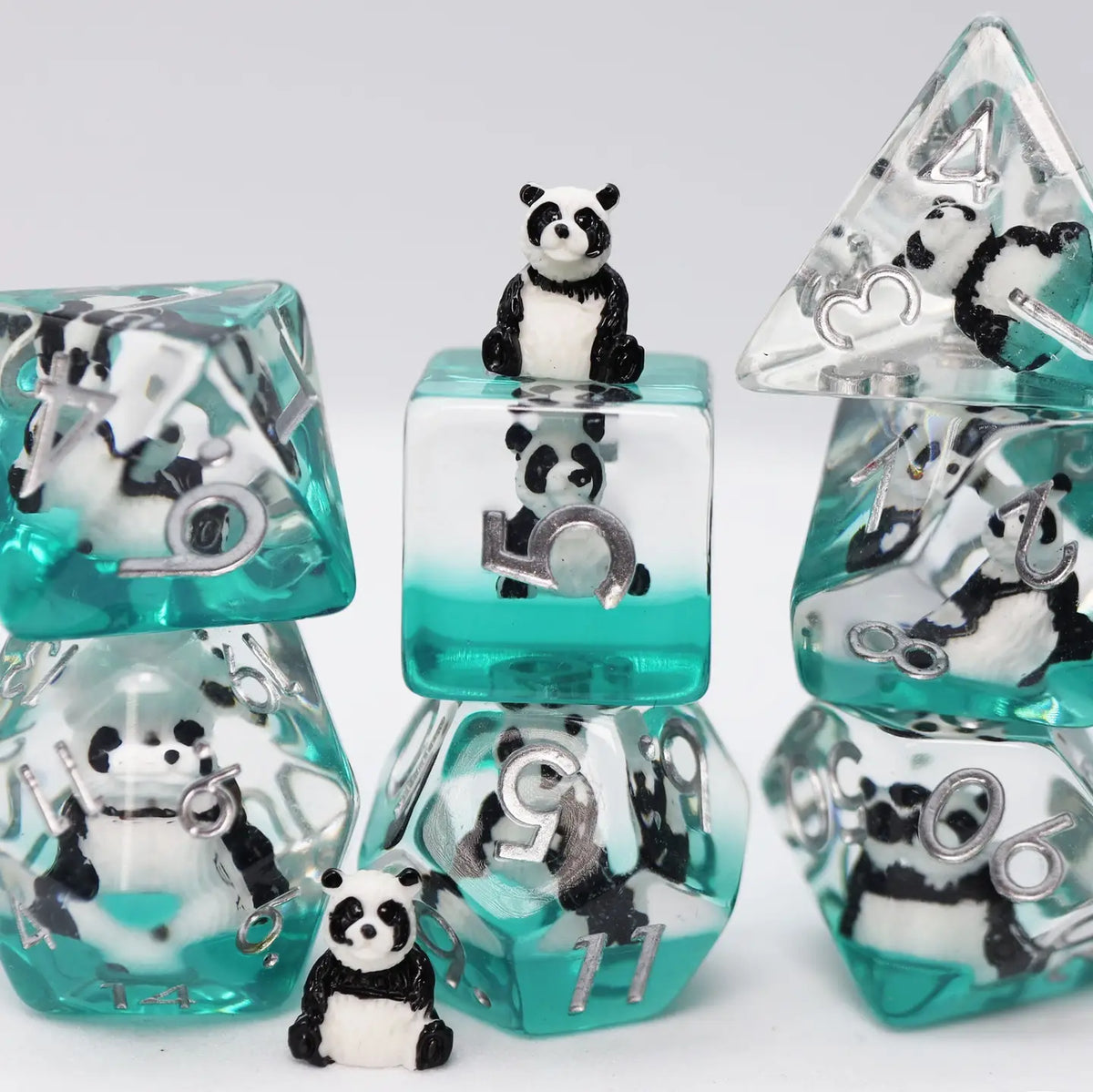 Foam Brain Games Dice > Other Dice Panda On Water RPG Dice Set 840292512832 FBG2606